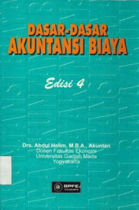 Dasar-Dasar Akuntansi Biaya
