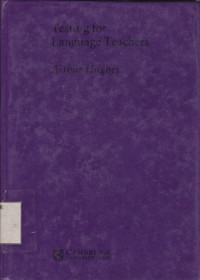 Testing for Language Teachers