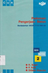 Pedoman Pengerjaan Beton Berdasarkan SKSNI T-15-1991-03
