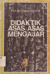 Didaktik Asas-Asas Mengajar
