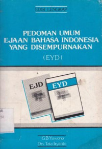 pedoman umum ejaan bahasa indonesia yang disempurnakan