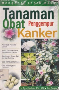 Tanaman Obat Penggempur Kanker