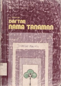 Daftar Nama Tanaman