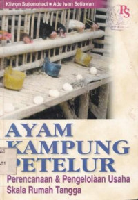 Ayam Kampung Petelur perencanaan & pengelolaan usaha skala rumah tangga