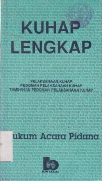 KUHAP LENGKAP