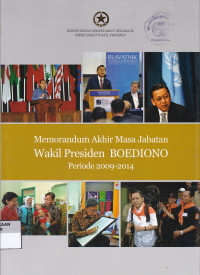 Memorandum Akhir Masa Jabatan Wakil Presiden Boediono Periode 2009-2014