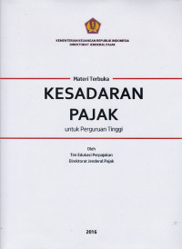 Kesadaran Pajak Untuk Perguruan Tinggi