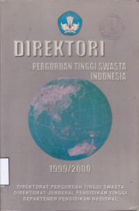 Direktori Perguruan Tinggi Swasta Indonesia 1999/2000