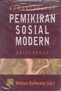 Kamus Lengkap Pemikiran Sosial Modern