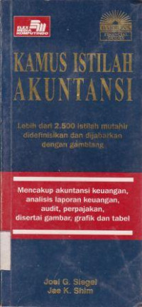 Kamus Istilah Akuntansi