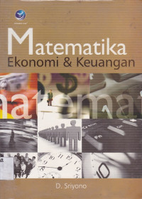 Matematika ekonomi & keuangan