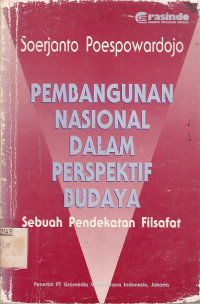 Pembangunan Nasional dalam Perspektif Budaya : Sebuah Pendekatan Filsafat