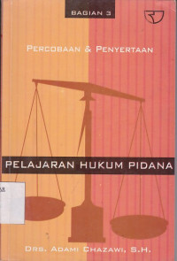 Pelajaran Hukum Pidana Bagian 3