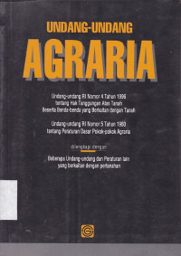 Undang-Undang Agraria