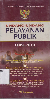 Undang-Undang Pelayanan Publik