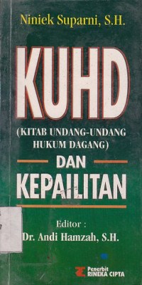 KUHD (Kitab Undang-Undang Hukum Dagang) dan Kepailitan