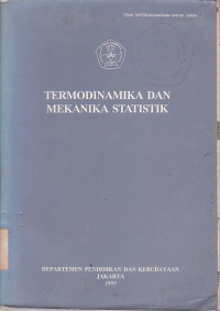 Termodinamika dan Mekanika Statistik