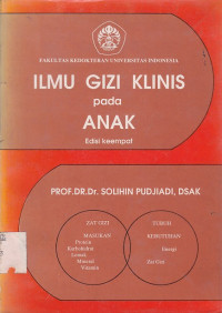 Ilmu Gizi Klinis Pada Anak