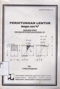 Perhitungan Lentur Dengan Cara 