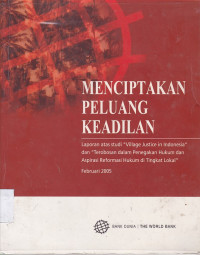 Menciptakan Peluang Keadilan