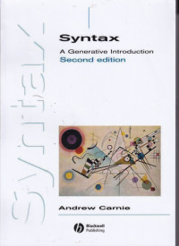 Syntax : A Generative Introduction