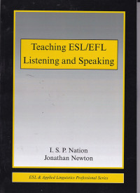 Teaching ESL/EFL Listening and Speaking