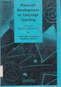 Materials Development In Language Teaching