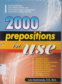 2000 Preposition in USE