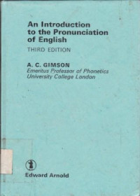 An Introduction to the Pronunciation of English