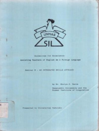 Guidelines for Excellence : Assisting Teachers of English As A Foreign (Seminar B- an Integrated Skills Approach)
